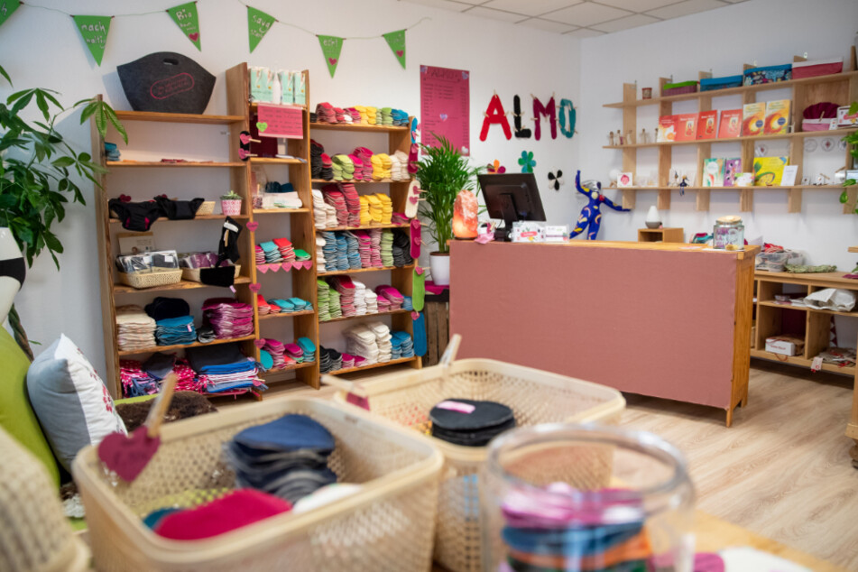 Der Menstruationsladen inmitten der Altstadt in Ansbach.