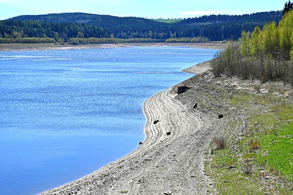 Das Talsperrenverbundsystem Lehnmühle-Klingenberg ist aktuell nur zu 64,2 Prozent gefüllt.