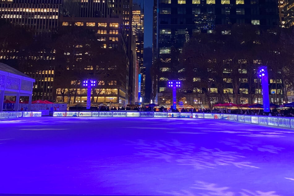 The Winter Village at Bryant Park is home to a seasonal ice skating rink with free admission.