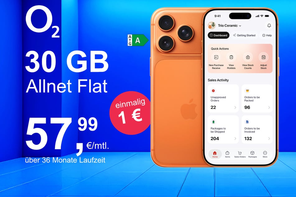 Das neue iPhone 17 Pro inkl. 30 GB Datenvolumen für nur 1 Euro exklusiv bei o2.
