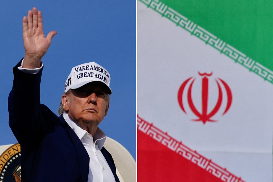 President Donald Trump said over Iran's nuclear program had been "very, very good" and hinted at "something good" to come.