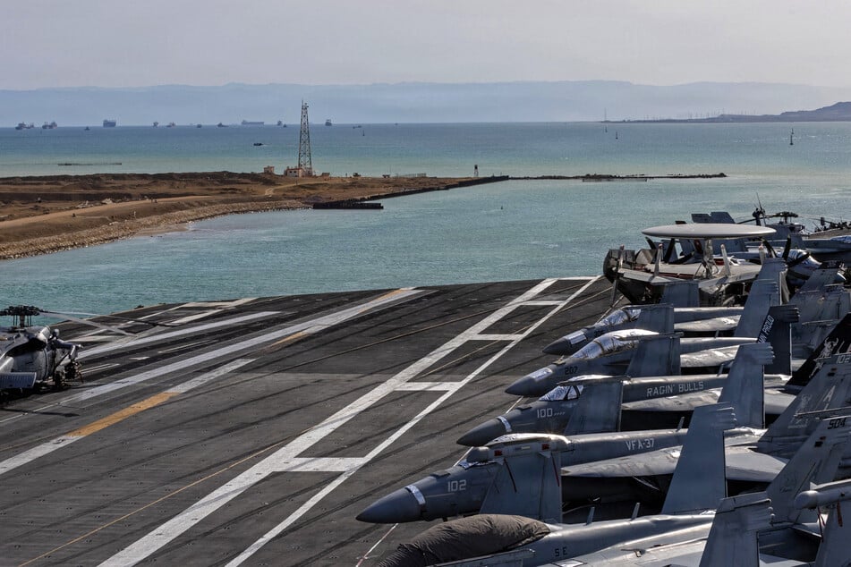 The USS Gerald R. Ford experienced a fire in its laundry room on Thursday, injuring two sailors.