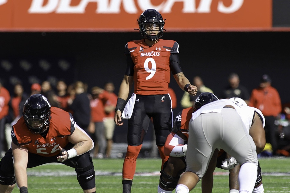 Cincinnati's Desmond Ridder threw two TDs against the Pirates on Friday night.