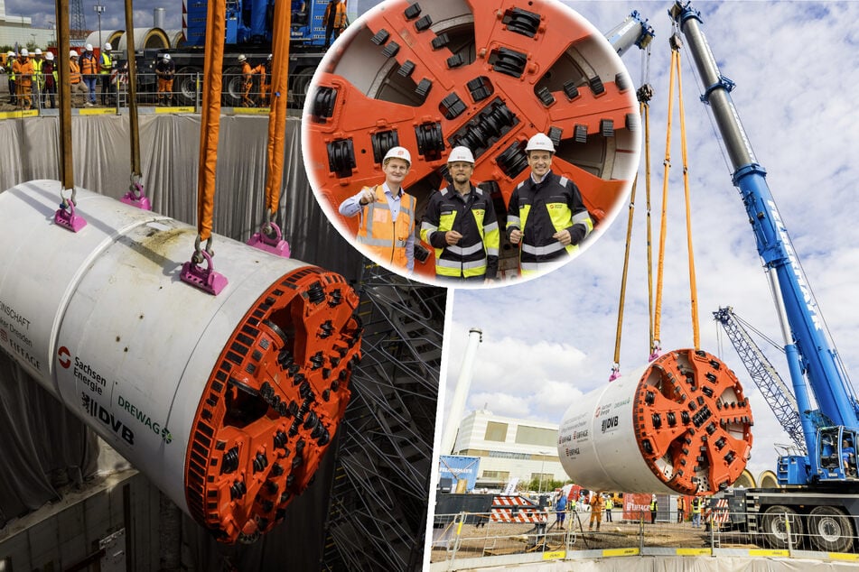 Monster-Bohrer an Nossener Brücke im Einsatz: Das ist seine Mission