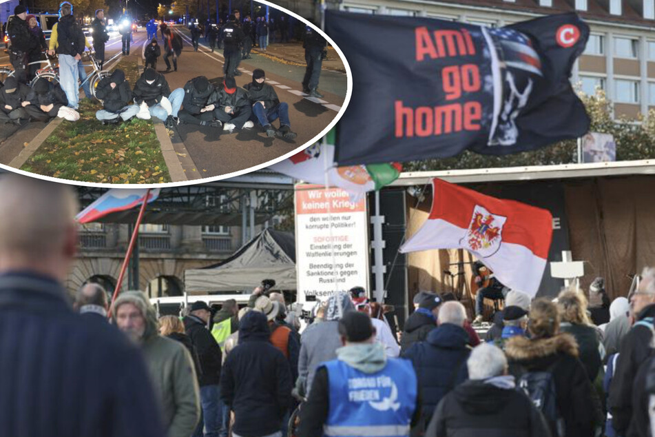Hitlergruß, Körperverletzung und Blockaden: Das war das Demo-Geschehen am Samstag in Leipzig