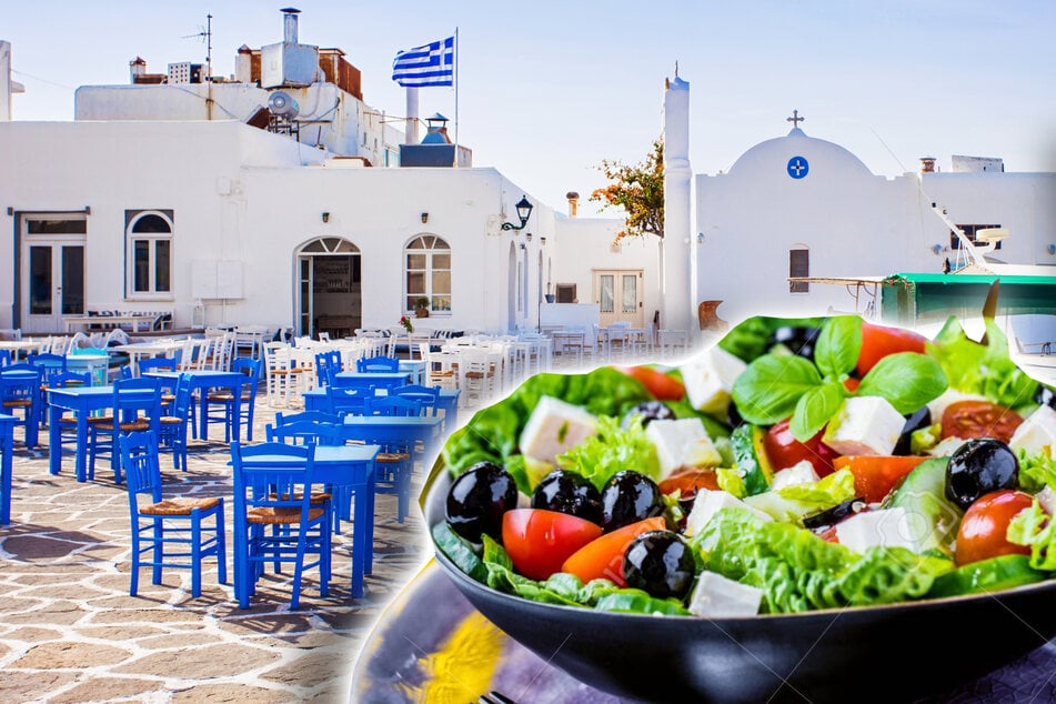 Die Touristin bestellte einen "Griechischen Salat" in einer bekannten Taverne auf Paros. (Symbolfoto)
