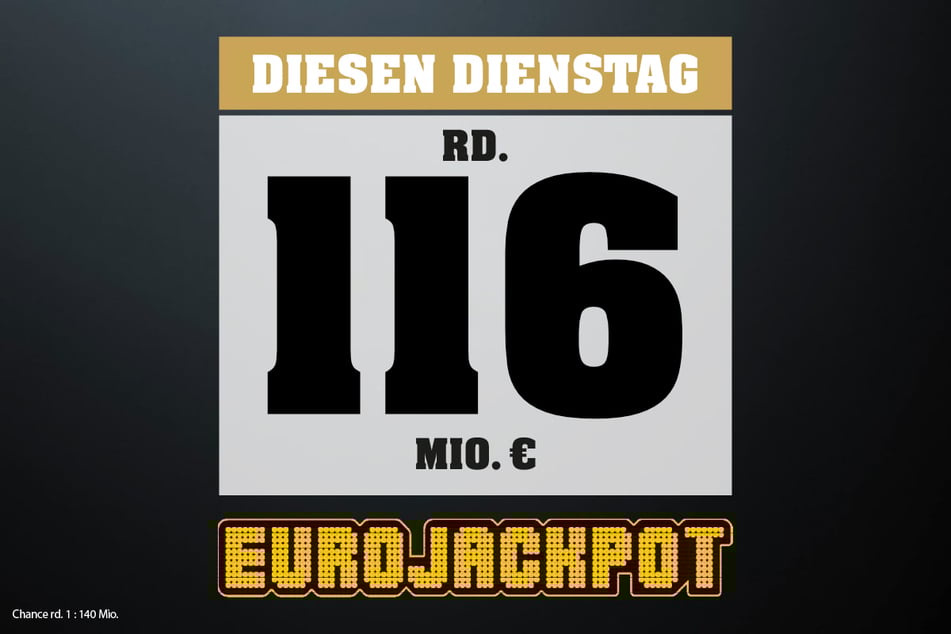 Eurojackpot: Diesen Dienstag (16.9.) liegen 116 Millionen Euro im Jackpot.