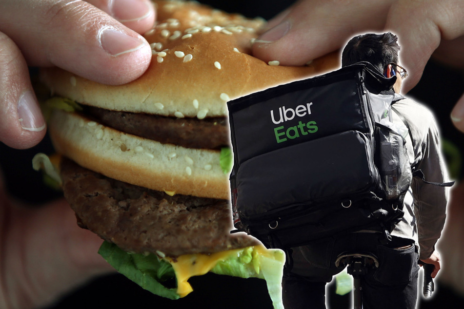 Per Uber Eats-Fahrer gelangen die Speisen ungewollt an ihre Kundschaft. (Symbolbild)