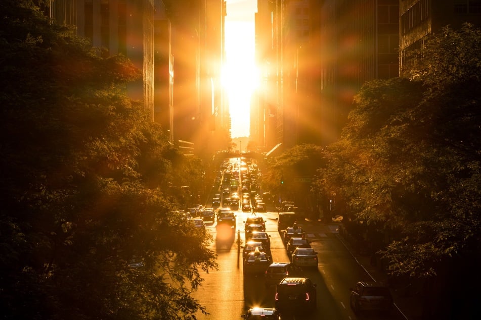 This is the view from 42nd street in New York City.