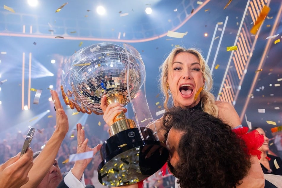 Erst vor wenigen Wochen gewann die 33-jährige Blondine die RTL-Tanzshow "Let's Dance".