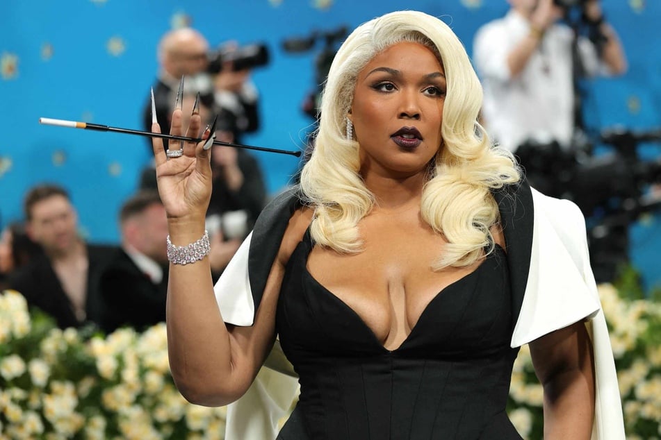 Lizzo attends the 2025 Met Gala Celebrating "Superfine: Tailoring Black Style" at Metropolitan Museum of Art on May 5, 2025 in New York City.