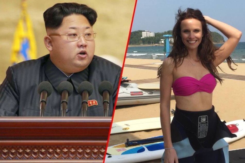Dresdner Wetterfee bei Diktator Kim Jong-un in Nordkorea