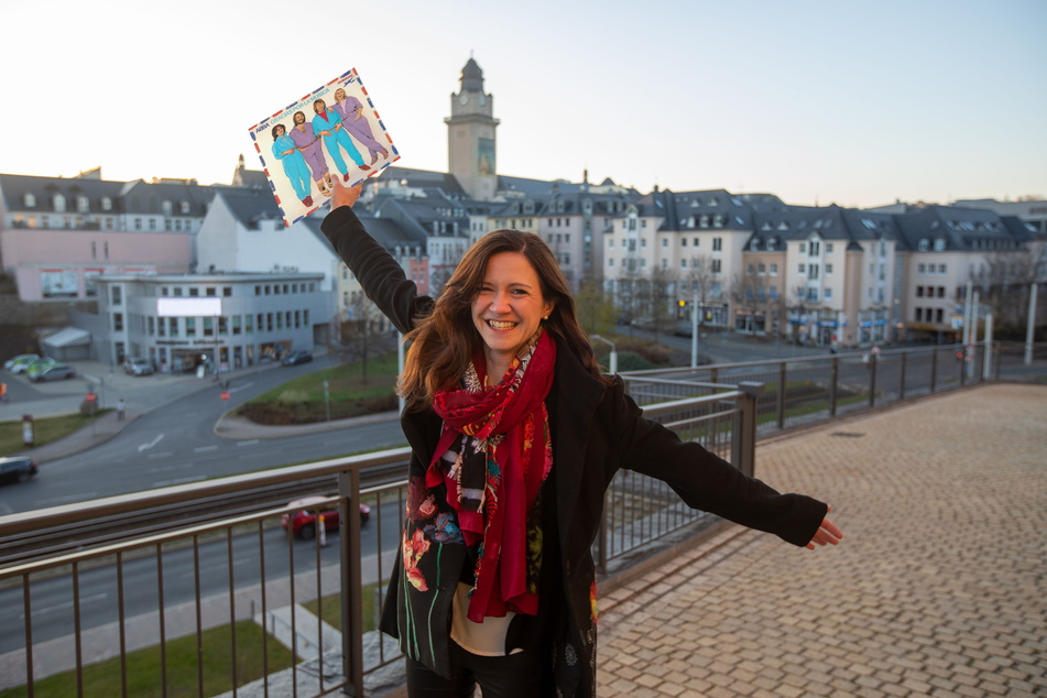 Stadträtin Juliane Pfeil (34, SPD) würde ihr Abba-Idol gern zum Spitzenfest in Plauen begrüßen.