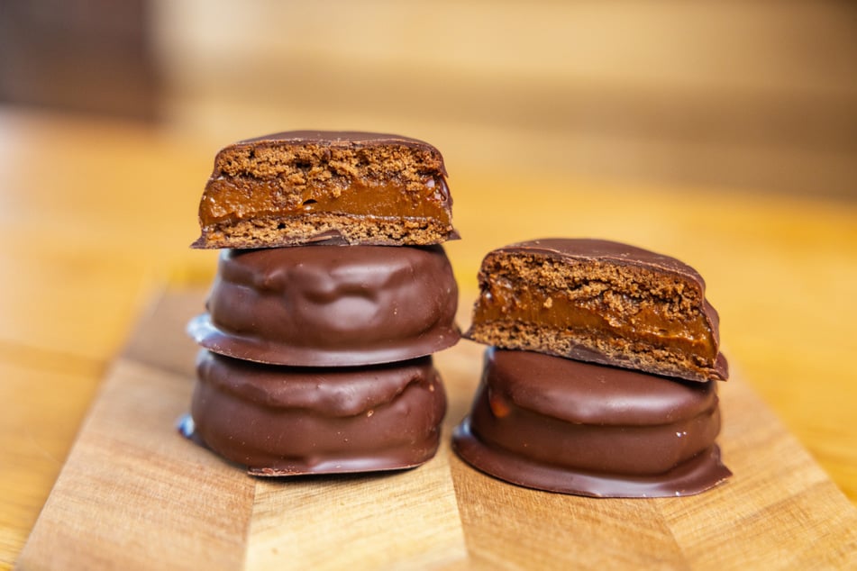 Diese Alfajores wurden von Santiago Gomez handgefertigt, die Rezeptur zuvor an den deutschen Geschmack angepasst.