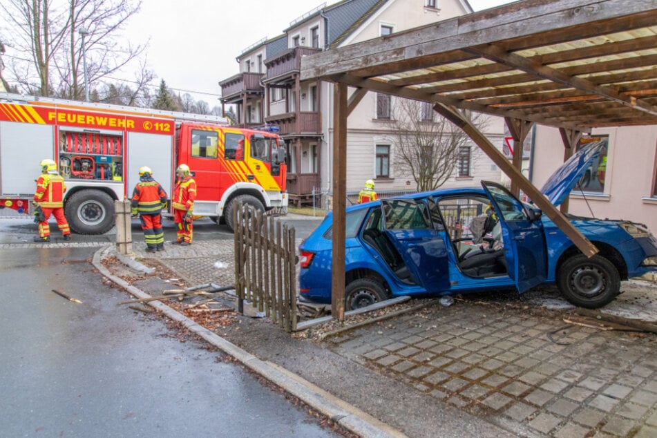 Am Škoda entstand Totalschaden.