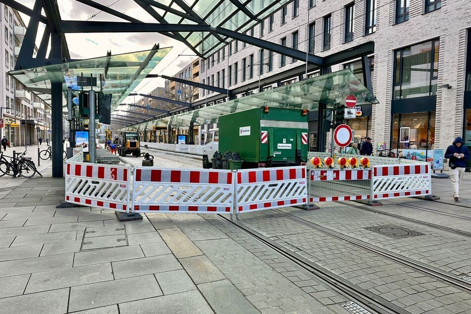 Ab dem heutigen Montag ist die Wallstraße für den ÖPNV dicht.