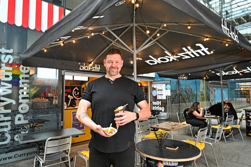 Falk Hammermüller (44) ist das Regenwetter wurscht.