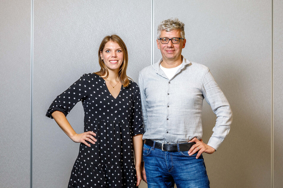 Katharina Preuß (30) und Jörg Polenz (56) vom Palaissommer-Team.