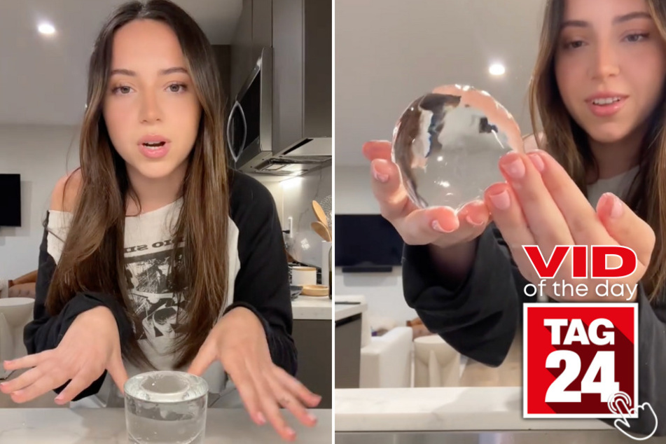 Today's Viral Video of the Day features a girl on TikTok who bought expensive ice at a grocery store in California!