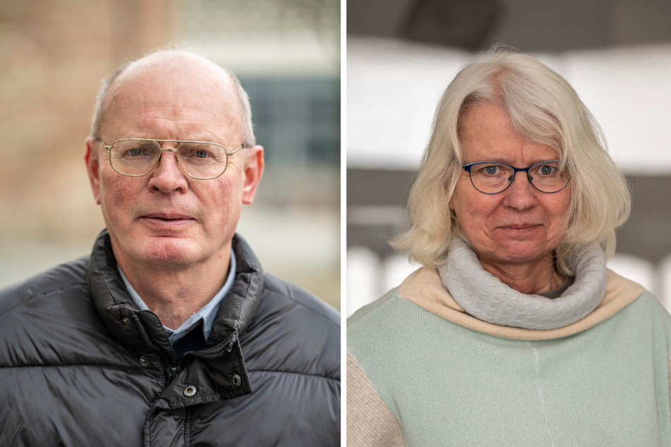 AfD-Stadtrat Günter Boden (64, l.) fordert einen Bürgerentscheid, Grünen-Stadträtin Katharina Weyandt (60) findet den AfD-Vorschlag "völlig irre".