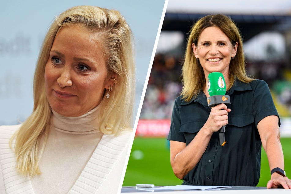 Janine Kunze (51, l.) und Katrin Müller-Hohenstein (60, r.) sind ebenfalls zu Gast im Leipziger Studio.