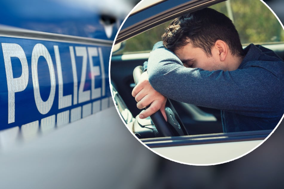 Irre Polizeieinsätze in Chemnitz: Männer springen auf Autos, Škoda-Fahrer pennt am Steuer ein