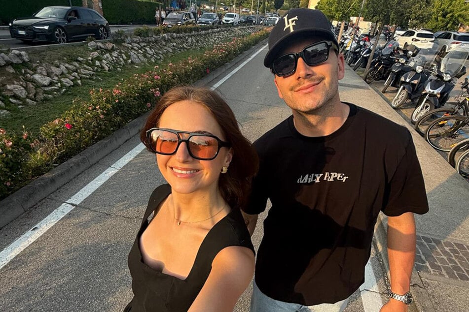 Neuzugang Leonhard von Schroetter verbringt den Sommerurlaub gemeinsam mit seiner Freundin am Gardasee.