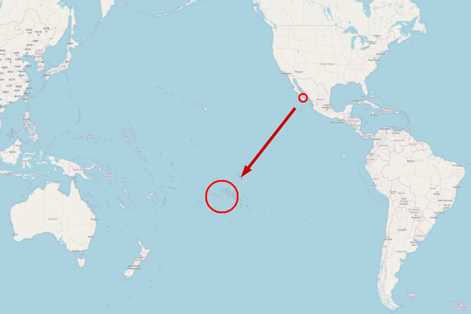 Shaddock brach im Mitte April im mexikanischen Hafen La Paz auf. Er wollte knapp 6000 Kilometer nach Französisch-Polynesien segeln.
