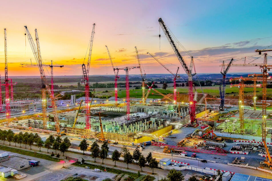 Diese Dresdner Baustelle wird erste Chipfabrik ihrer Art in Europa