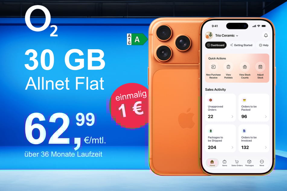 Das neue iPhone 17 Pro Max inkl. 30 GB Datenvolumen für nur 1 Euro exklusiv bei o2.
