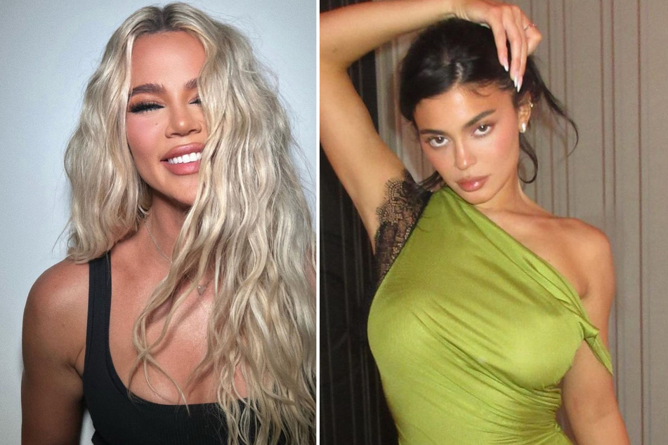 Khloé Kardashian (l.) and Kylie Jenner had a candid discussion about the unrealistic beauty standards their family has set.