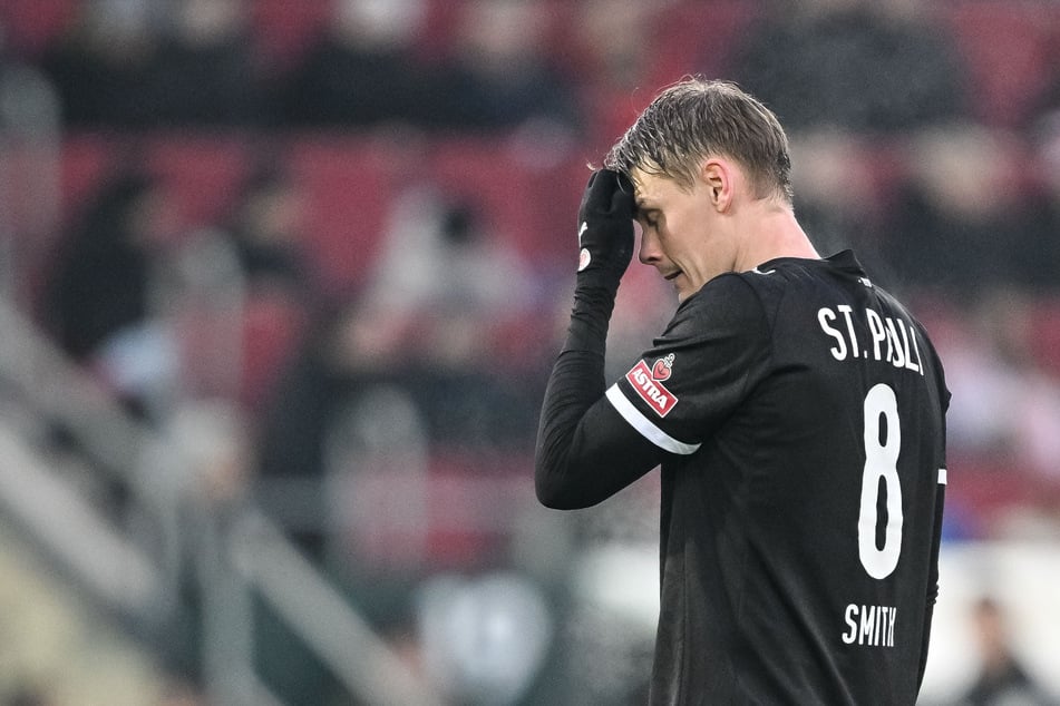 Eric Smith (29) wird dem FC St. Pauli vorerst fehlen.