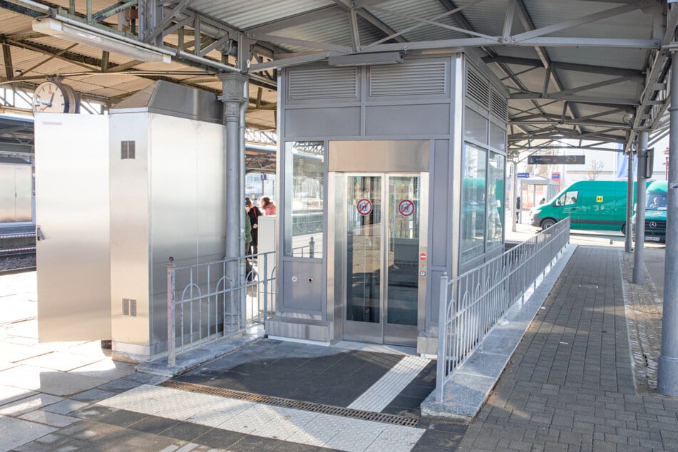 Die Aufzüge in Bischofswerda sind noch nagelneu.