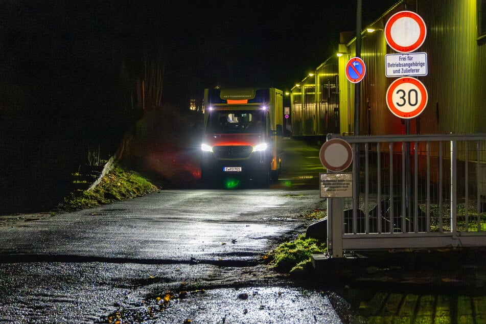 In einer Firma im Raschauer Weg gab es am Samstagmorgen einen Brand.