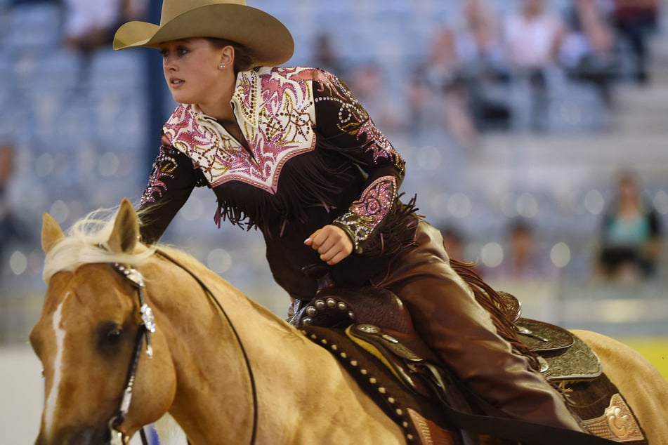 Im Reining gilt Gina als eine der Besten der Welt.