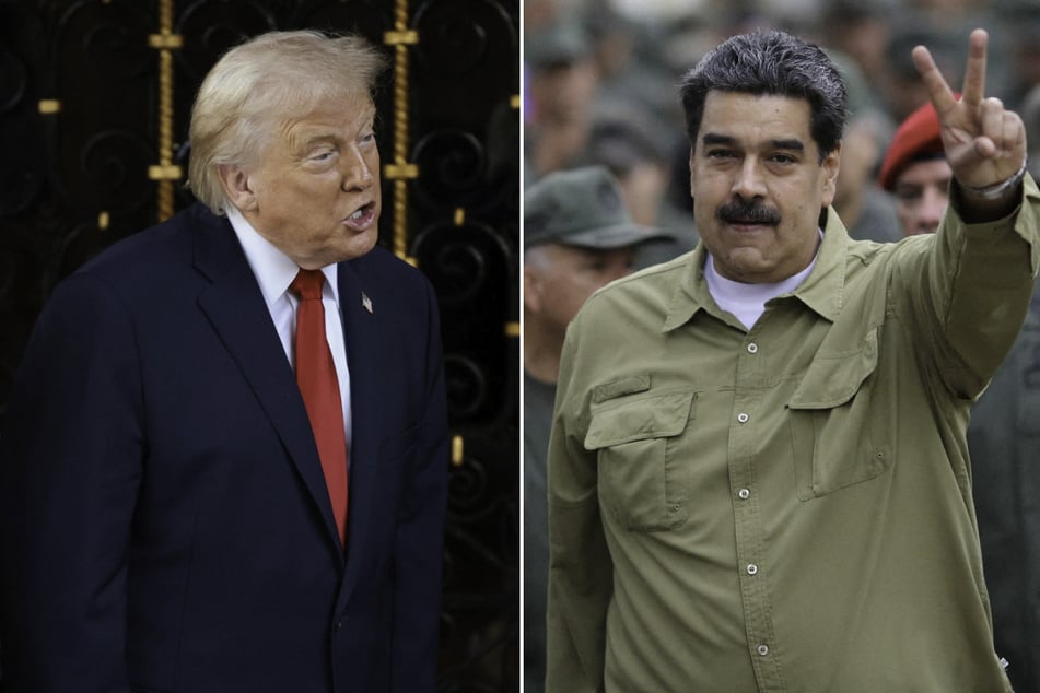 President Donald Trump (l.) said he watched live as US forces abducted Venezuelan President Nicolas Maduro.