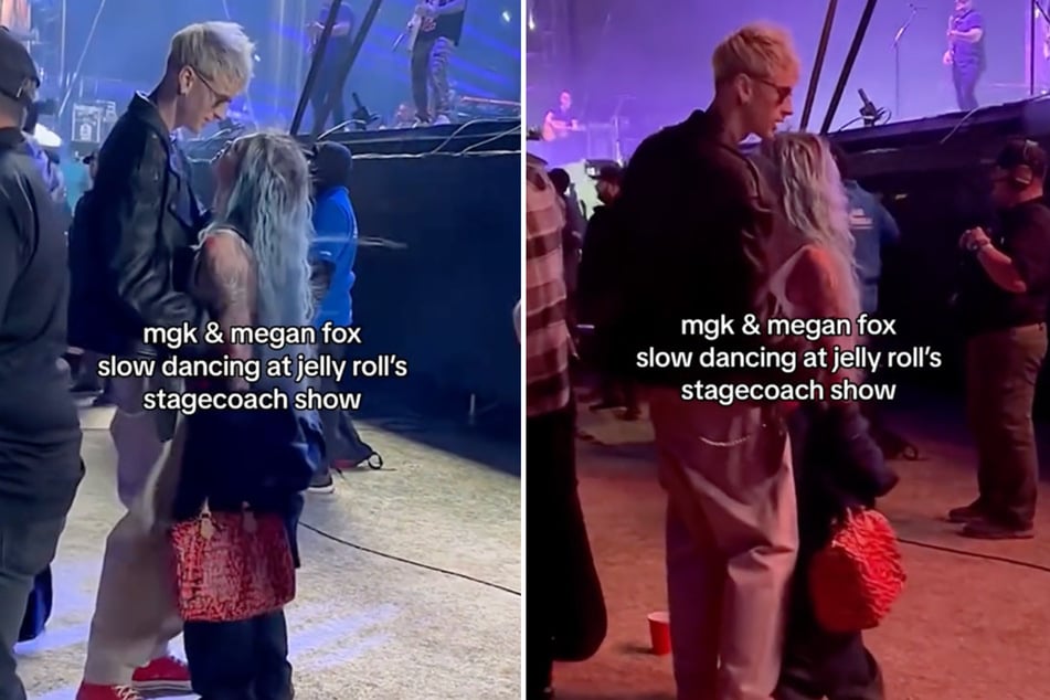 Megan Fox (37) und Machine Gun Kelly (34) turtelten bei einem Festival in Amerika.