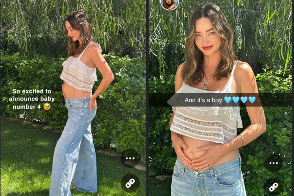 Supermodel Miranda Kerr (40) freut sich auf Söhnchen Nummer vier.