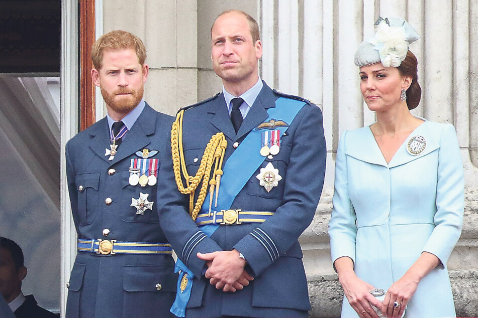 Weder Prinz Harry (37, l.) noch Prinz William (40) oder dessen Frau Kate (40) wurden bei der neuen Enthüllungs-Doku involviert.