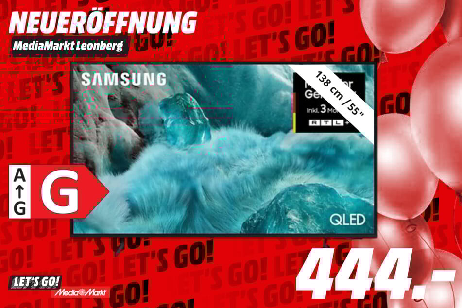 55-Zoll Samsung-Fernseher für 444 Euro.