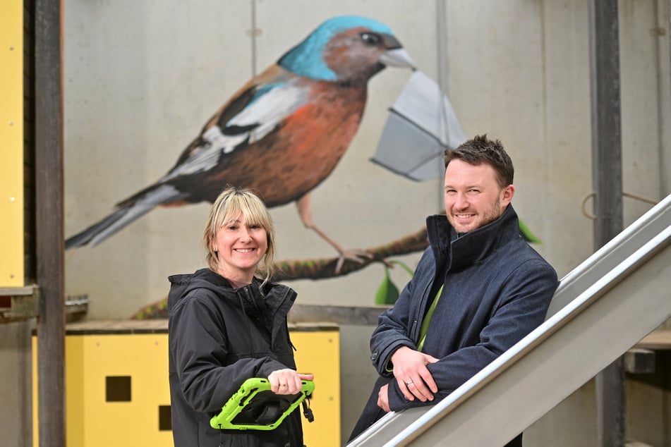 Teresa Herrmann (35) und Vincent Enders (33) freuen sich über das gelungene Projekt.