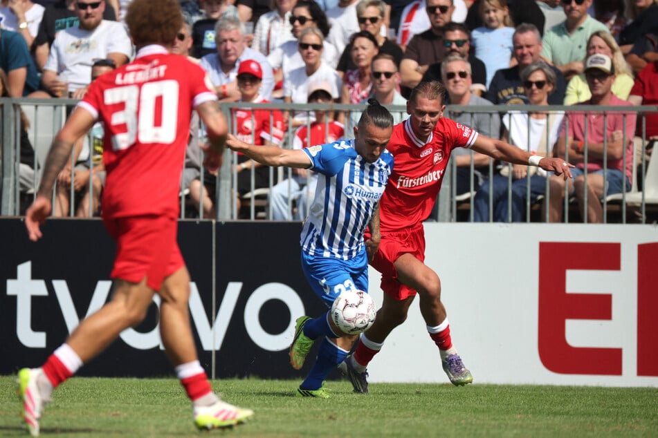 Der 1. FC Magdeburg kontrollierte auch in Hälfte zwei das Spielgeschehen.
