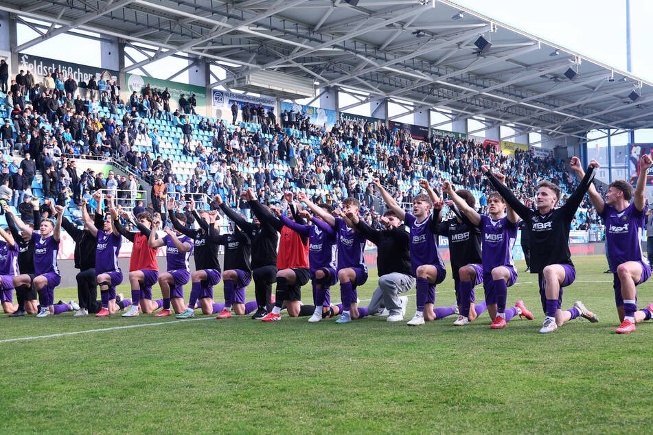 Vor ungefähr einem Jahr jubelte Aue im CFC-Stadion: Die Veilchen gewannen mit 2:0.