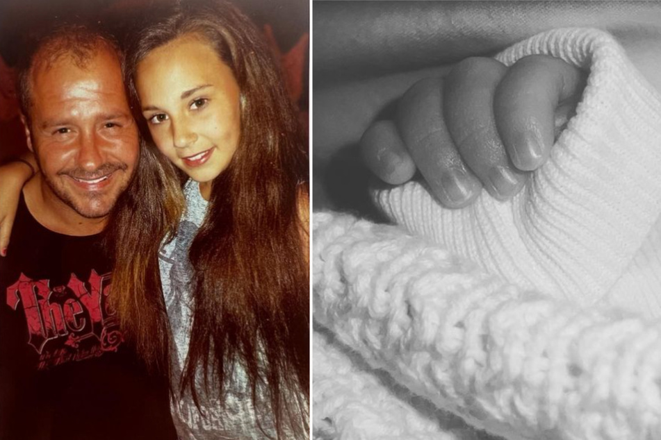 Alessia Herren (21) hat vier Tage vor dem zweiten Todestag ihres Vaters ihre kleine Tochter Anisa-Amalia zur Welt gebracht.