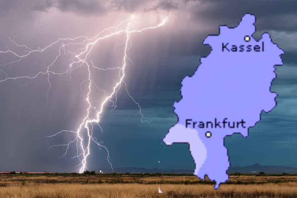 Am Dienstag und Mittwoch muss in Hessen mit Schauern und Gewittern gerechnet werden, wie Wetteronline.de (Grafik) und der Deutsche Wetterdienst (DWD) vorhersagen.