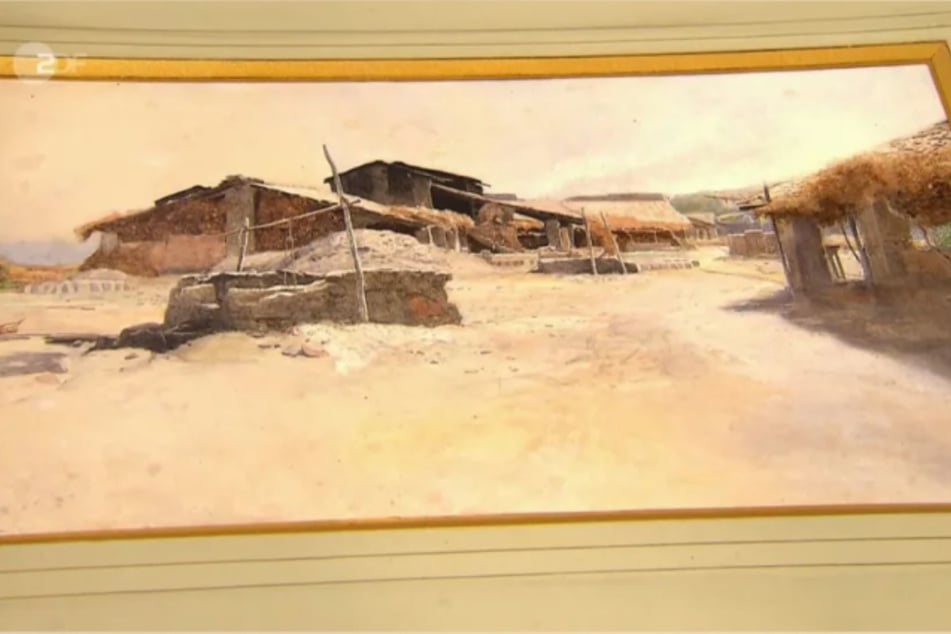Laut Expertin Friederike Werner (63) sollte die Aquarellstudie von Maler Fritz Brandt nie verkauft werden.