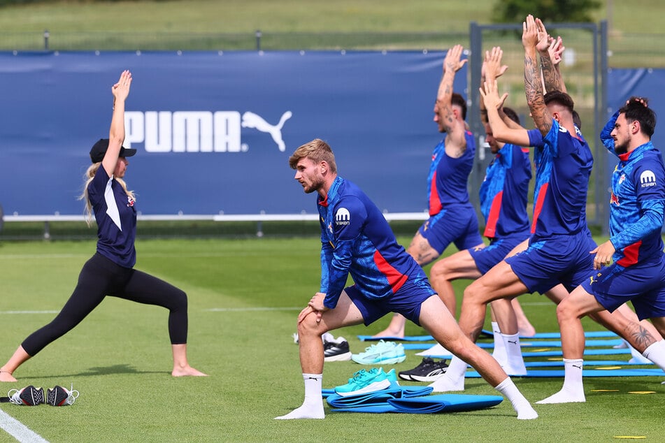 Möglicherweise hat nicht jedem Spieler die Yoga-Einheit gleich gut gefallen.