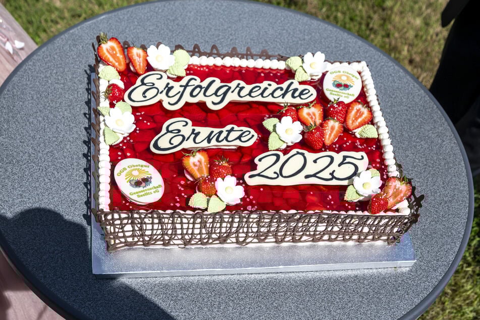 Die Torte zur Saisoneröffnung macht Appetit aufs Selbstpflücken.