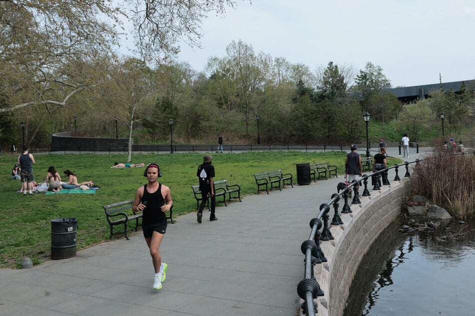 Nach 21,0975 Kilometern war es geschafft. Der Zieleinlauf war im Prospect Park im Stadtteil Brooklyn.