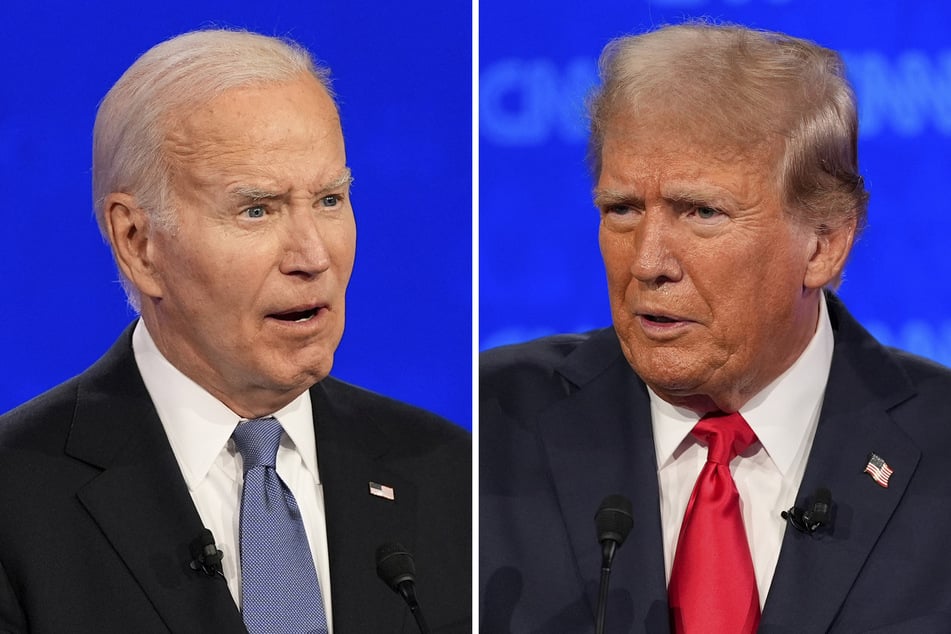 Nicht nur in Bezug auf den Umgang mit der Ukraine unterscheidet sich die Politik von Joe Biden (l.) und Donald Trump (78) deutlich.